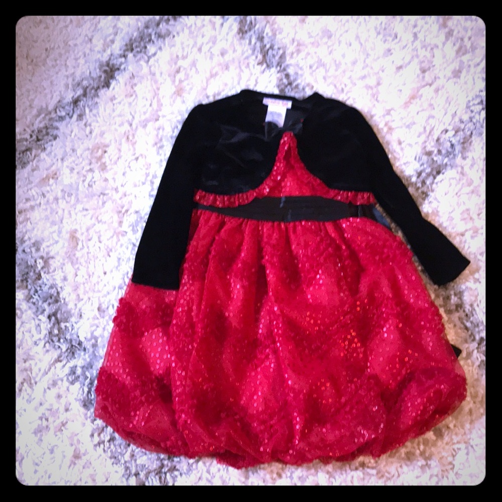 Jessica Ann size 4 red dress